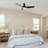 44"  DC Motor 3 - Blade LED Flush Mount Ceiling Fan with Remote Control and Light Kit Included-931946911