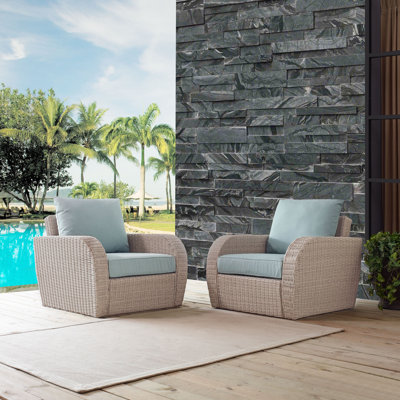 Tarpley Wicker Outdoor Lounge Chair