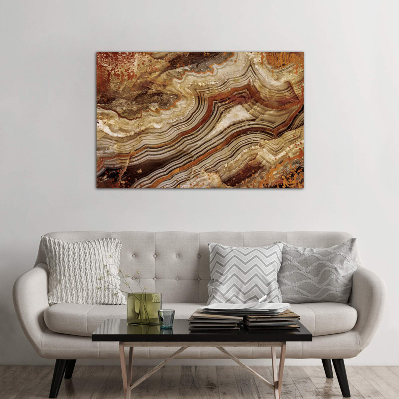 Burnished Canary - Painting on Canvas, 66.04 cm H x 45.72 cm W x 1.91 cm D, Wrapped Canvas
