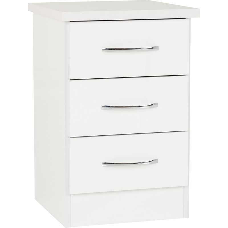 Cascio 4 Piece Bedroom Set, White