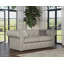 Melrose 3 Seater Leather Sofa Bed-118216854