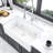 30 Inch Apron - Front White Kitchen Sink Constructed By Ceramic, Reversible Installation Method Selection, 304 Stainless Steel Dish Grid And Basket Strainer, Chip Proof Quality