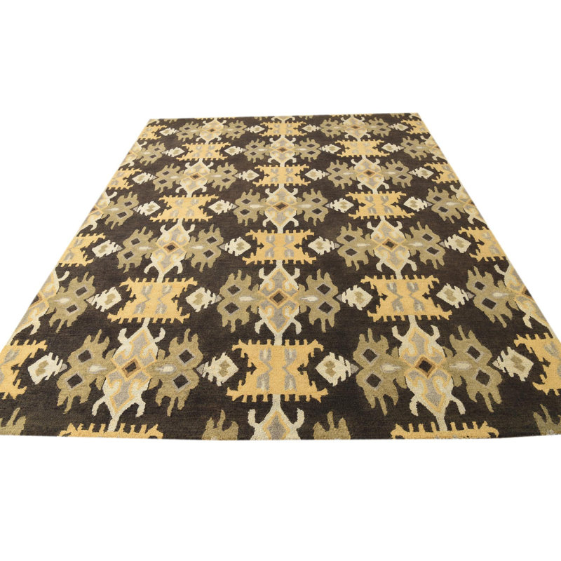 Tapis noir Otto