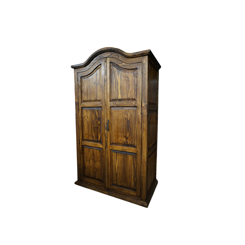 Garde-manger en bois massif rustique Sierra, Marron foncé