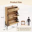Cabine de rangement pour chaussures autoportante