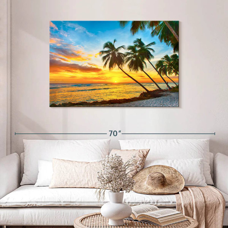 Gillard Quiet Barbados Beach, 30" H x 45" W