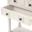 Console étroite, canapé mince avec trois tiroirs de rangement et tablette inférieure-578009808