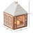 Gingerbread 4.7'' H Stoneware Tabletop Lantern