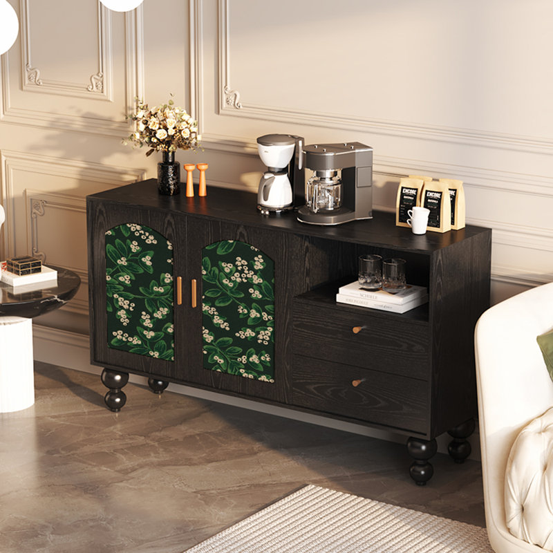 Buffet de luxe rétro de style américain, Noir