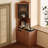 Nut-brown Manufactured Wood Corner cabinet-366520120