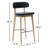 Mads Upholstered Counter Stool with Solid Wood Frame-554897089