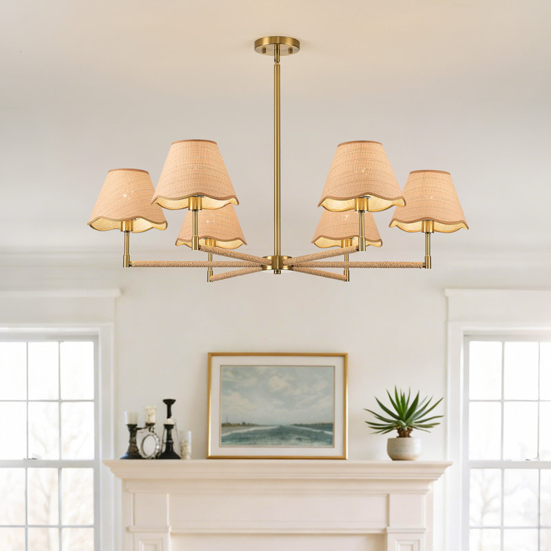 6 - Light Dimmable Classic / Traditional Chandelier