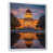 White Floater Framed