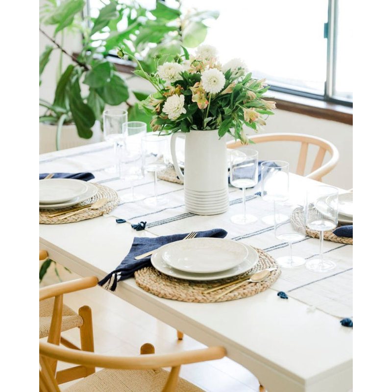 Chemin de table Ribbons, Bleu
