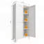 Tall Steel Storage Cabinet with Adjustable Shelves – Versatile Modern Organizer for Home & Office-1050532435-1064004485