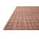 Polly Checkered Berry/Natural Area Rug