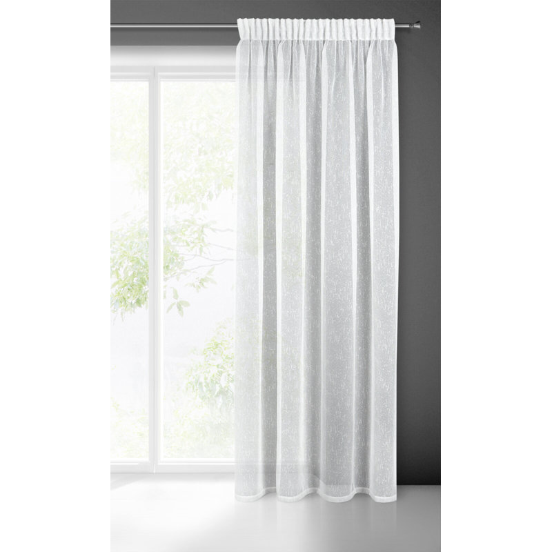 Kaymiah Sheer Curtain Single Panel