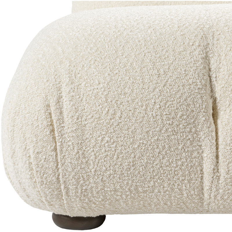 Grand fauteuil d'appoint 34 po Bernabe, Crème