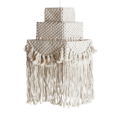 Juni 1 - Light Off White Unique/Statement Pendant