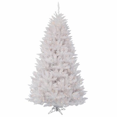 5.5' White Sparkle Spruce Artificial Christmas Tree with Clear Lights -  Vickerman, A104156