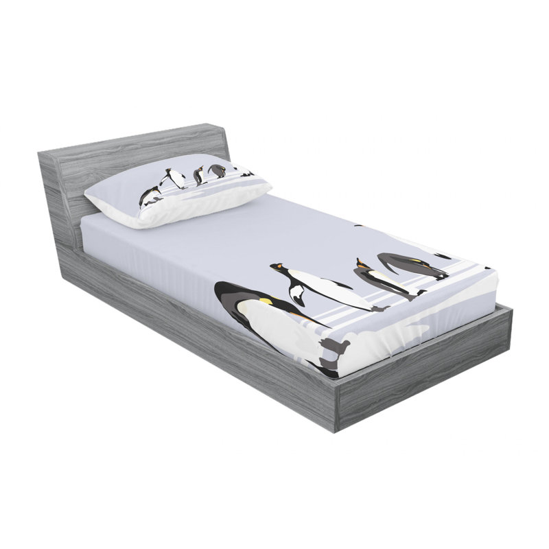 Microfiber Sheet Set, Twin XL Sheet Set with Fitted Sheet