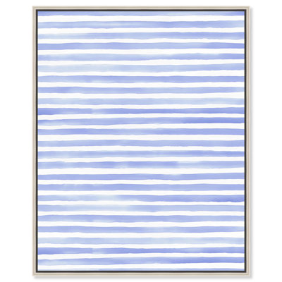 Impression sur toile «Blues bleus» par Art Remedy