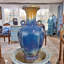 Porcelain Vase Run Glaze