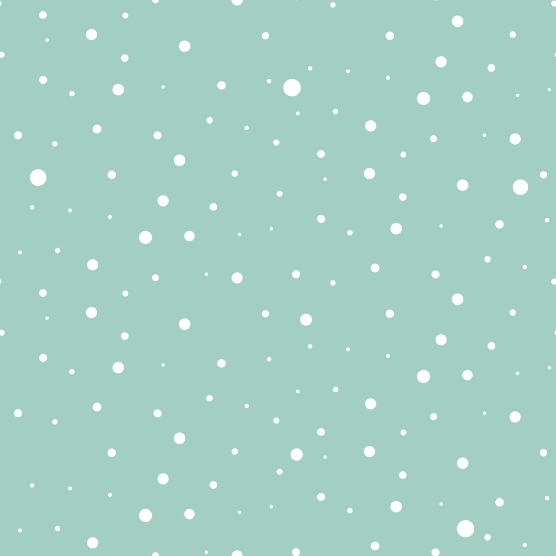 Hipscher White Snow Falling von TapkiMonkey - Drucken