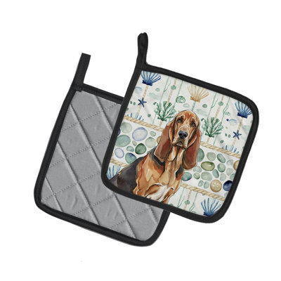 Paire de porte-casseroles en verre Sea & Heart
