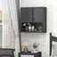 Armoire de rangement murale avec tablettes réglables-1578206748