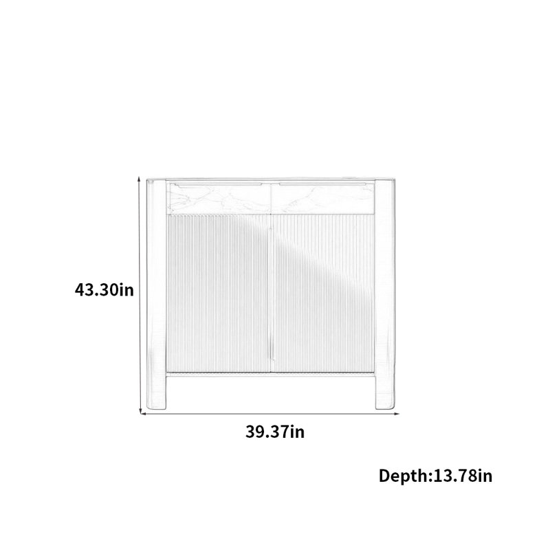 Earley, Cream/Grayish White/Gold, 43.3" H x 39.37" W x 13.78" D