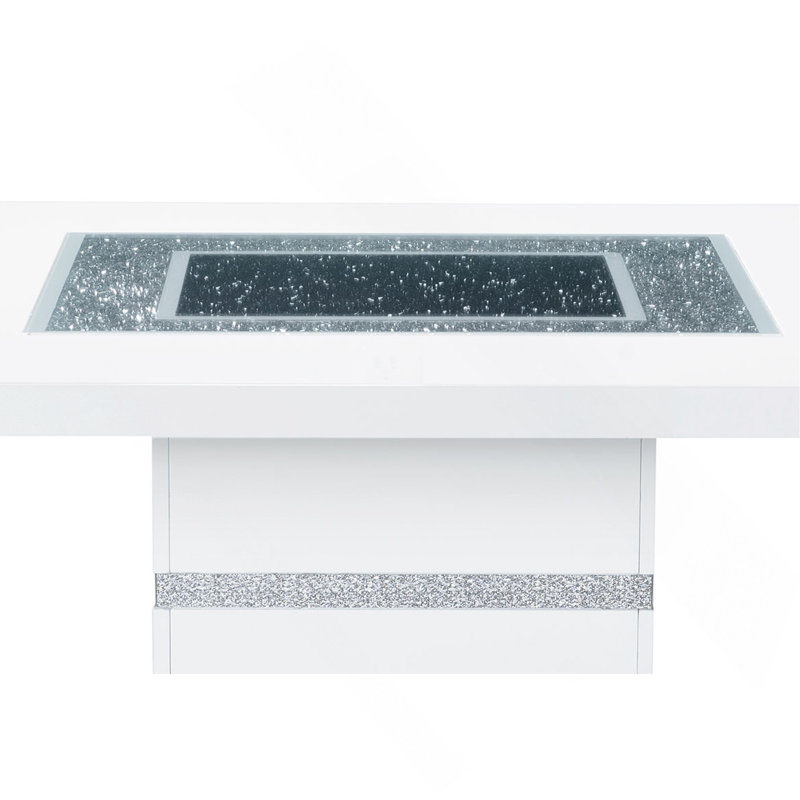 Ensemble de table et tabouret de bar blanc