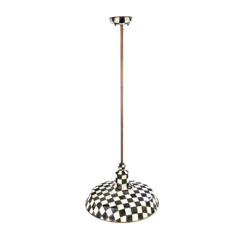Courtly Check Barn Pendant Lamp, 18