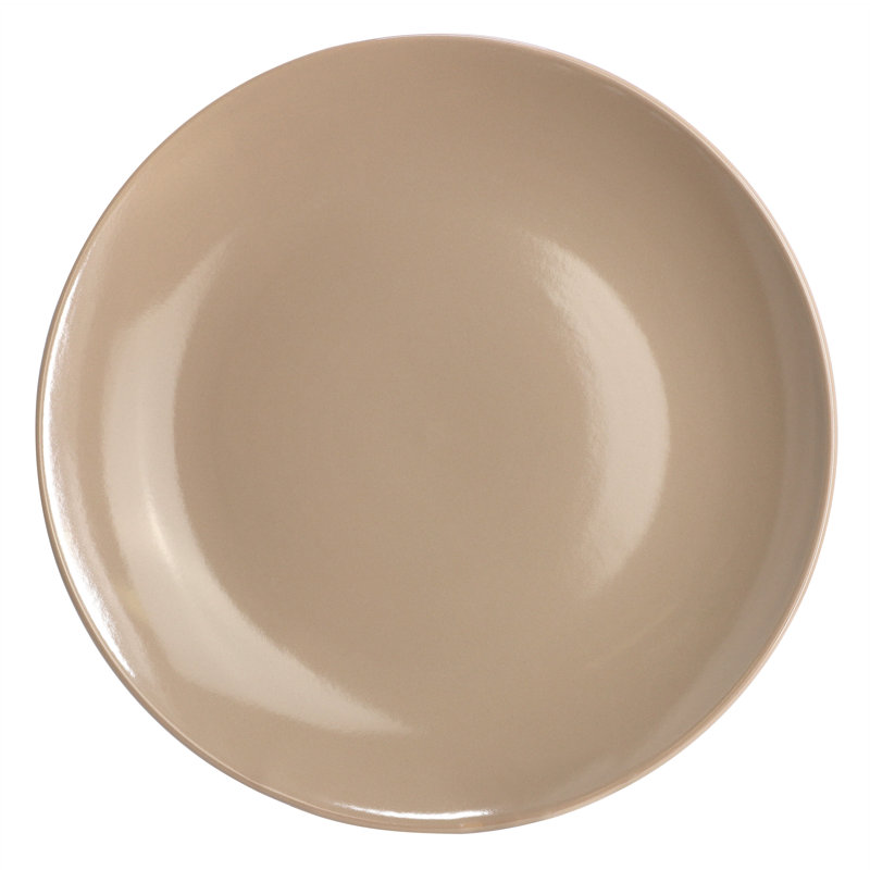 Gibson Home Everyday Plus 12 Piece Stoneware Dinnerware Set , Brown