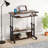 Portable Height Adjustable Desk with Power Outlets – Mobile Laptop Cart with Keyboard Tray