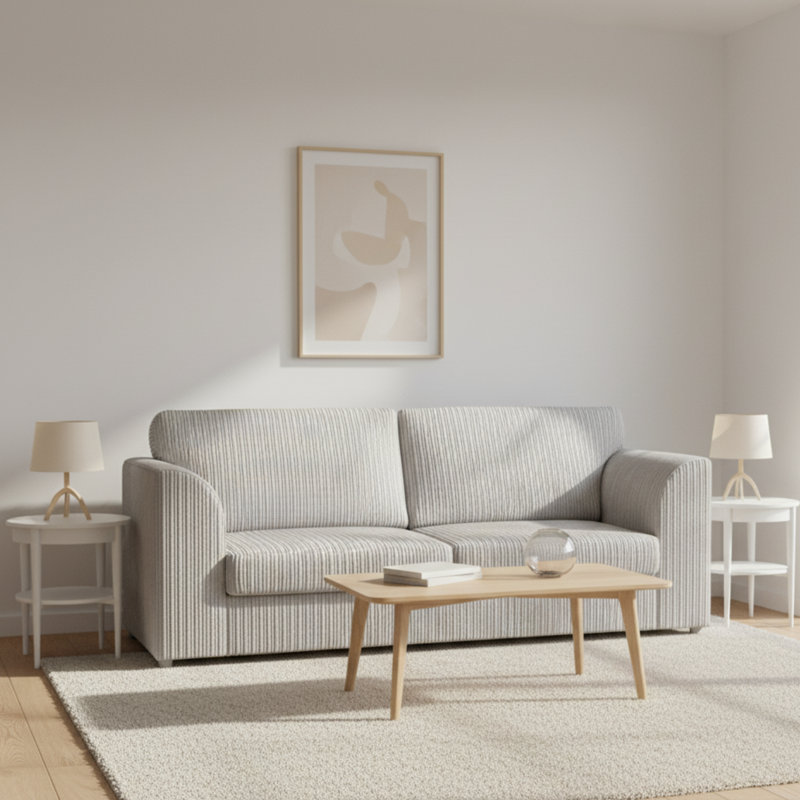 Corduroy Sofa, Forest Green