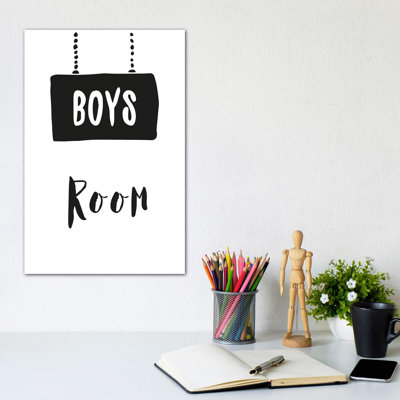 " Boys Room Black "