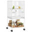 103cm Powder Coated Steel, Polypropylene Plastic Bird Cage Stand Bird Cage