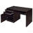 Cappuccino 2-Drawer Computer Desk
