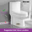 Poseidon Compact One-Piece Toilet, Powerful & Quiet Dual Flush, Space-Saving Design, Round Comfort Height-64620266