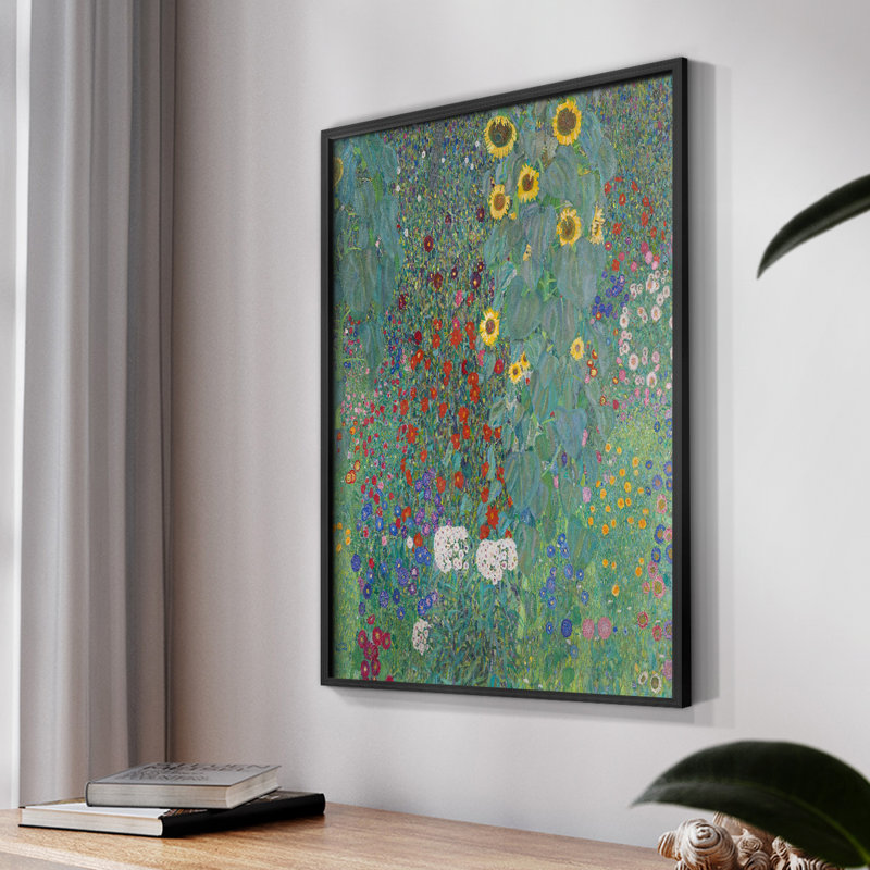 Gustav Klimt xvi - Impression encadrée, Noir, H 10 po x l 8 po
