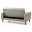 Causeuse contemporaine grise pour deux-436465200
