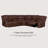 109"Modern Contemporary Faux Leather Sectional Couchwith Storage & Cup Holder-717699547