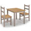 Aadhya 2 - Person Pine Solid Wood Dining Set