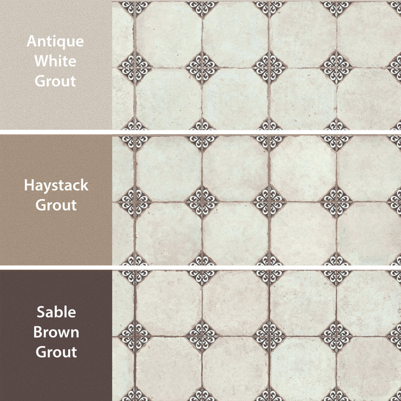 Kings Field 17-3/4 In. X 17-3/4 In. Porcelain Floor And Wall Tile