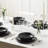 Stone Lain Baskerville 16-Piece Dinnerware Set Stoneware, Borosilicate Glass-111178125