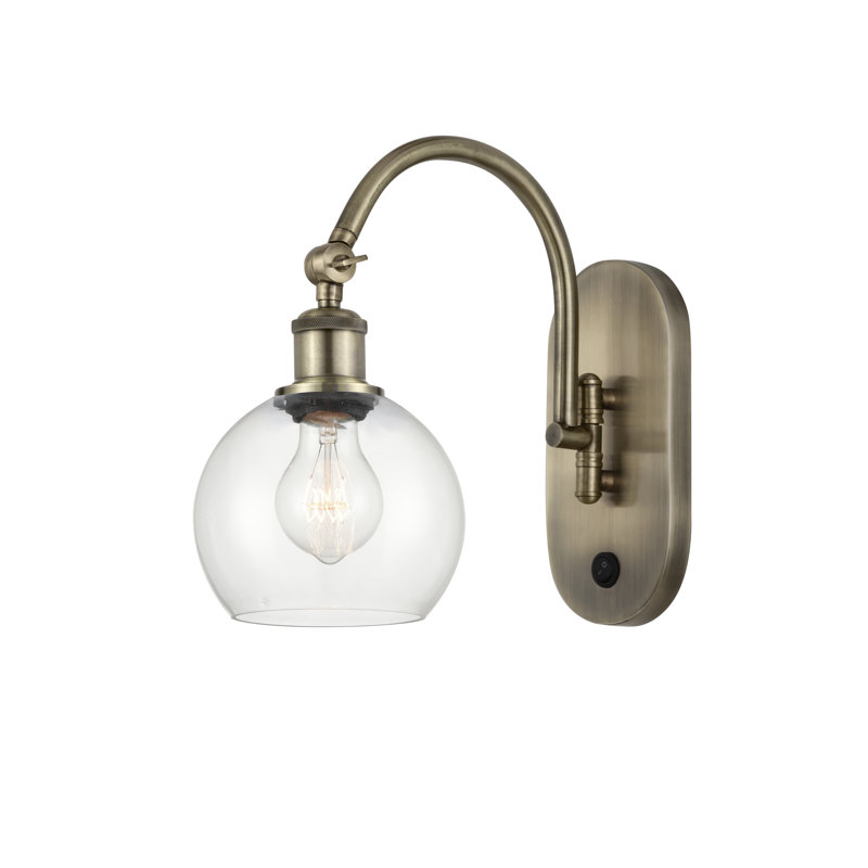 Bras pivotant en acier Ellington, Laiton antique, DEL
