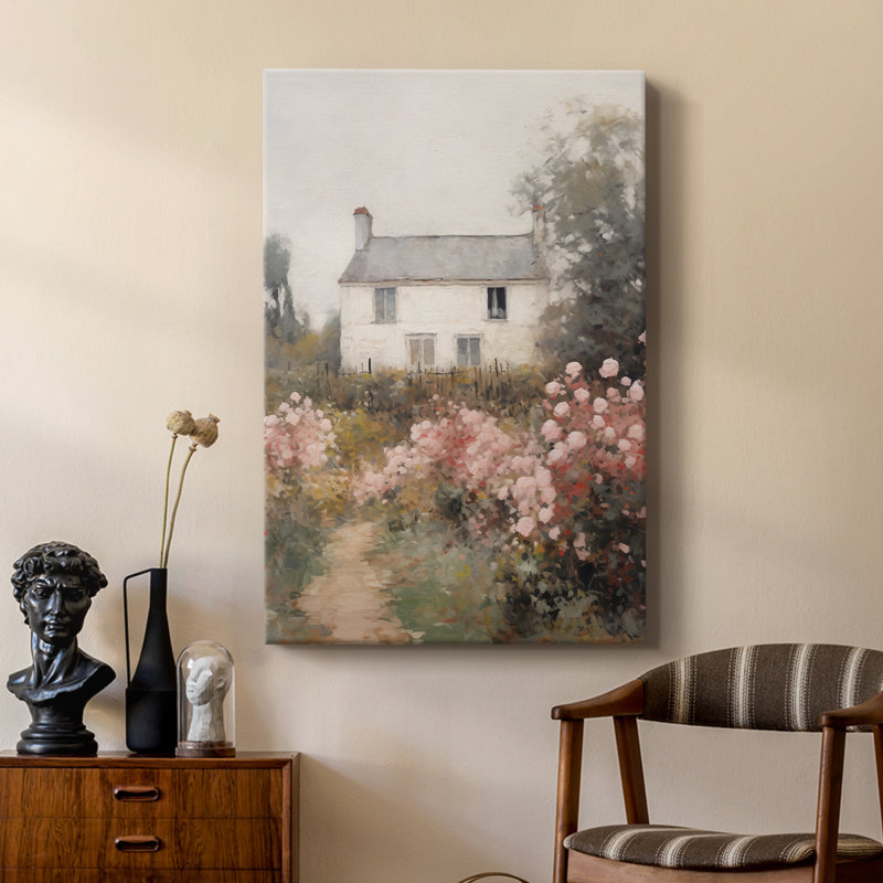 Paysage rétro XXV III - galerie Cavas sur mesure, H 36 po x l 24 po