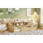 Lit en bois avec tablettes de rangement-685409562