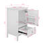 20" Bathroom Vanity With Ceramic Sink, One Drawer, And Door Storage Shelf, Wood Storage Cabinet With Adiustable Foot Pad